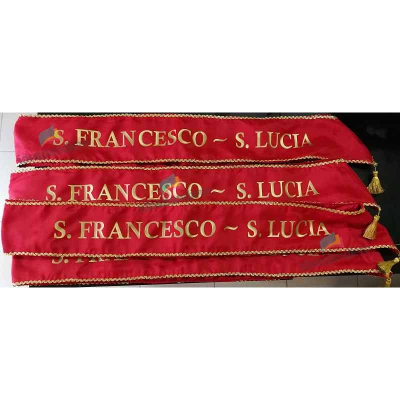 fascia processione stampata